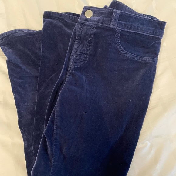 J Brand blue velvet jeans - Picture 2 of 3